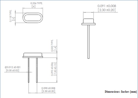 ABL6M 6.0-3.0-1.4mm