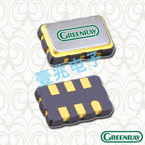 Greenray格林雷晶振,T1215差分晶振,T1215-T57-PE-5.0-LG-B-300MHz-E晶振