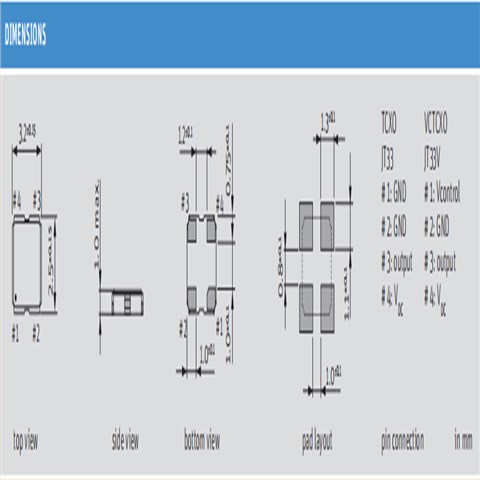 O 25.0-JT33-B-K-3.3-LF,3225有源溫補(bǔ)晶振,Jauch進(jìn)口晶振